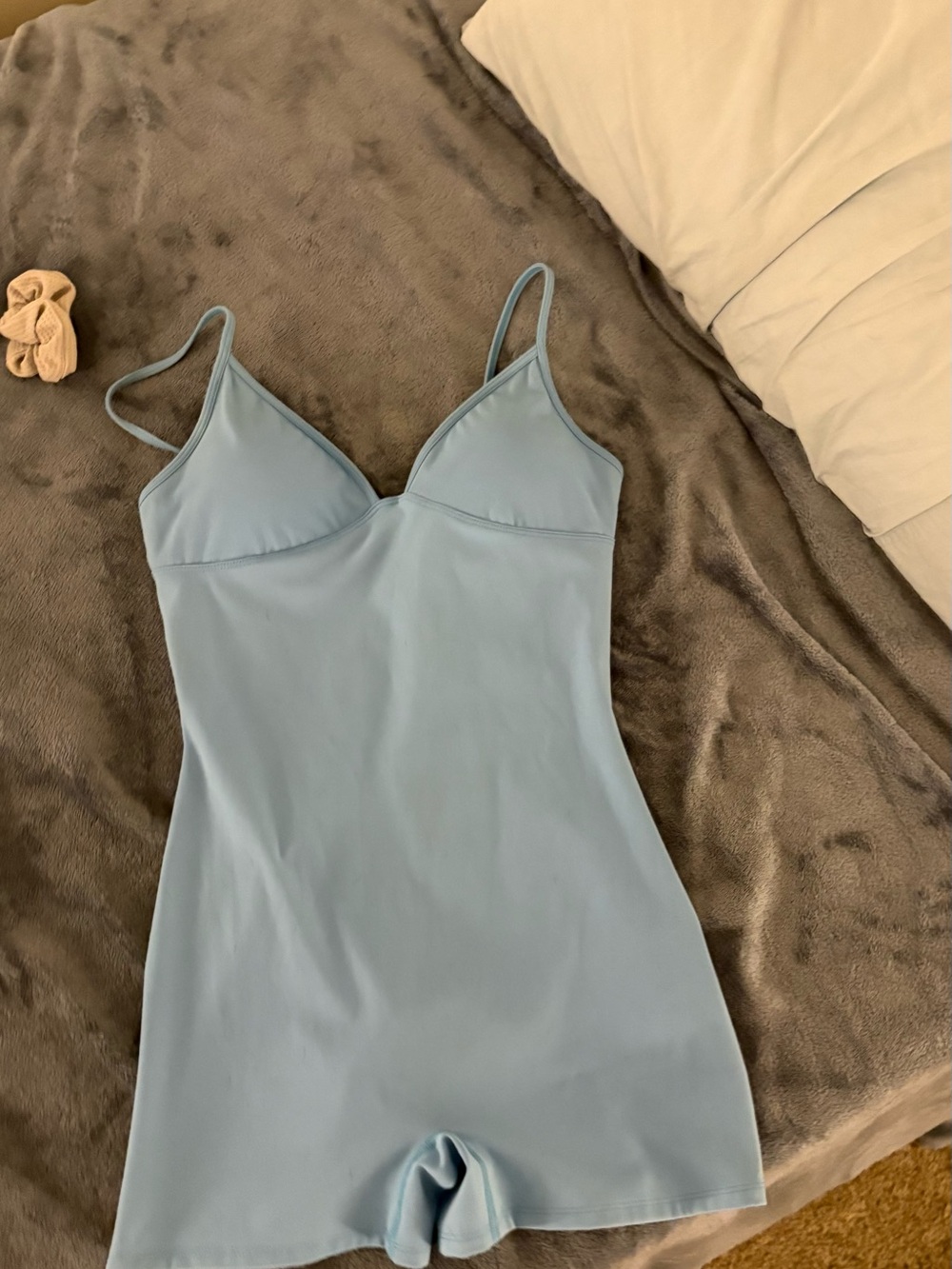 Garage Light Blue Romper